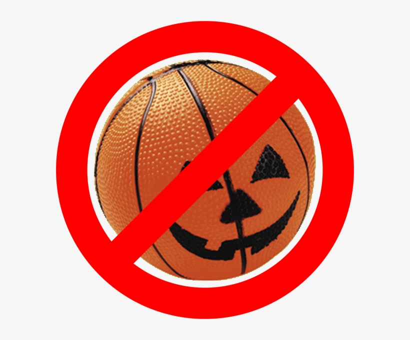 Though I'm Not Sure If There's Such A Thing As A Humbug - Jack O Lantern Basketball, transparent png download