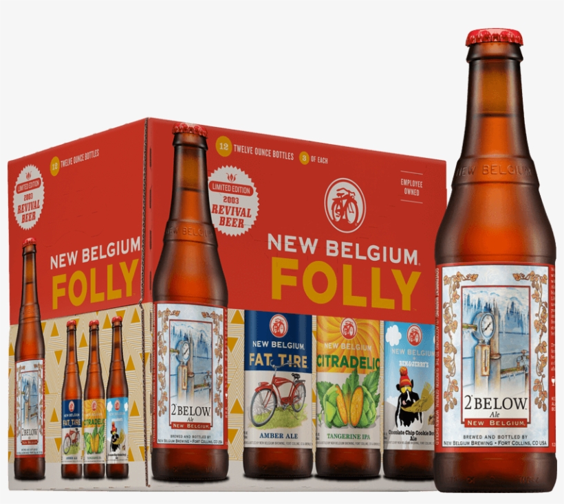 12 Ounce Liquor Bottles - New Belgium Fat Tire Amber Ale - 12 Fl Oz Bottle, transparent png download