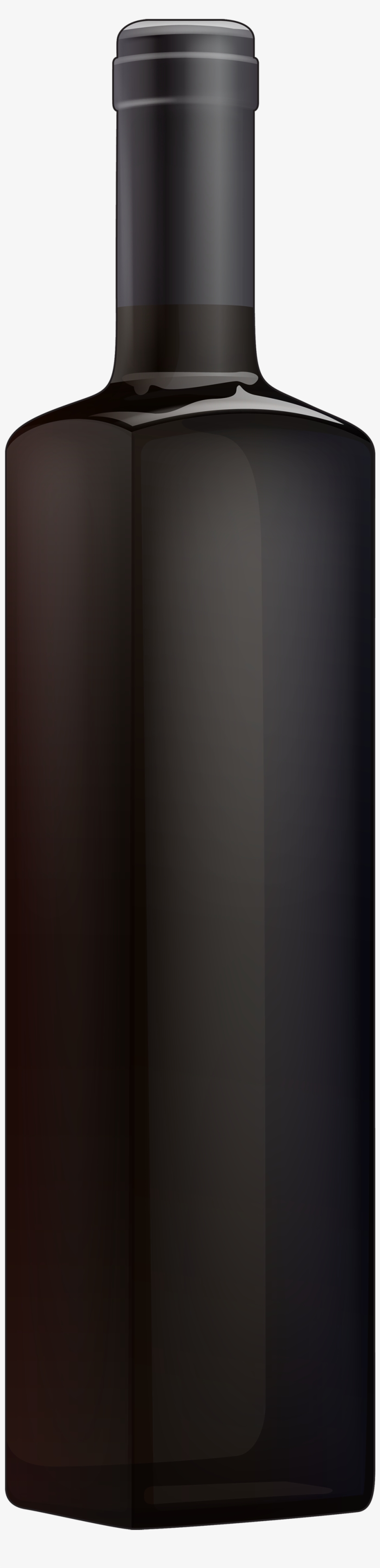 Black Bottle Png Clipart - Wood, transparent png download