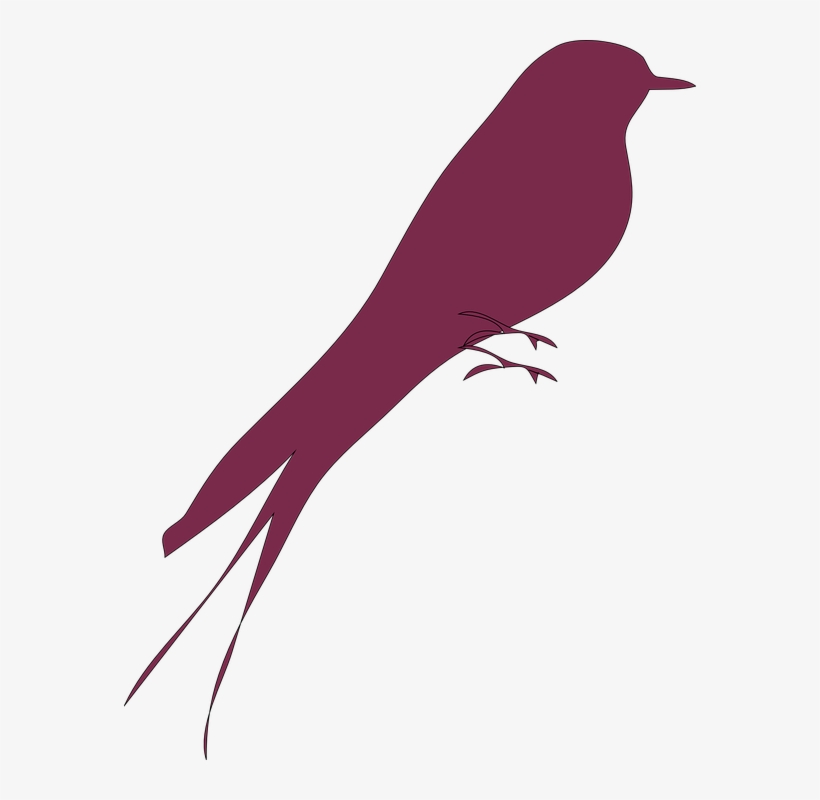 Love Birds Clipart Flying - Love Bird Silhouette Png, transparent png download