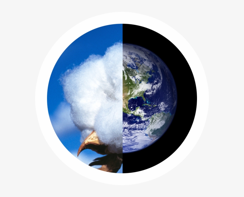 Cotton Boll And Planet Earth - Earth View From Space Poster Print By Nasa, transparent png download