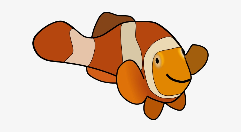 Cute Clown Fish Clipart 4 By Daniel - Fish Clip Art, transparent png download