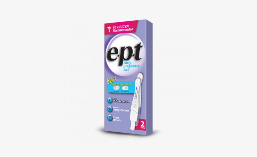 E - P - T - Early Pregnancy Test - E.p.t Early Pregnancy Test, 2-count, transparent png download