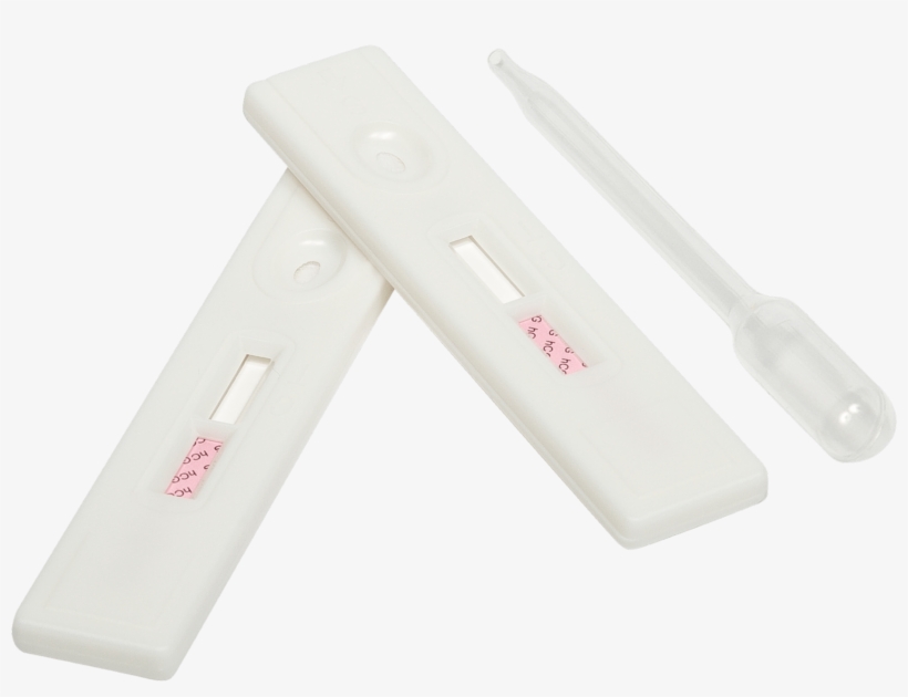 Single-sealed Test Devices With Transfer Pipettes - Hcg Urine Cassette Test With Pipet, transparent png download