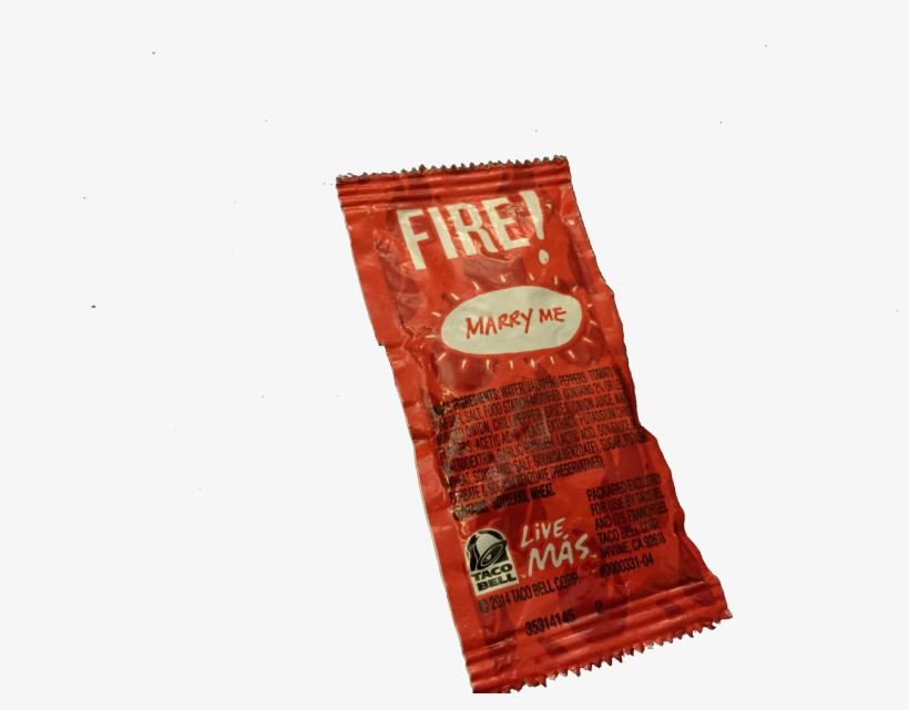 Free Download Taco Clipart Taco Bell Food - Extra Hot Taco Bell Sauce, transparent png download