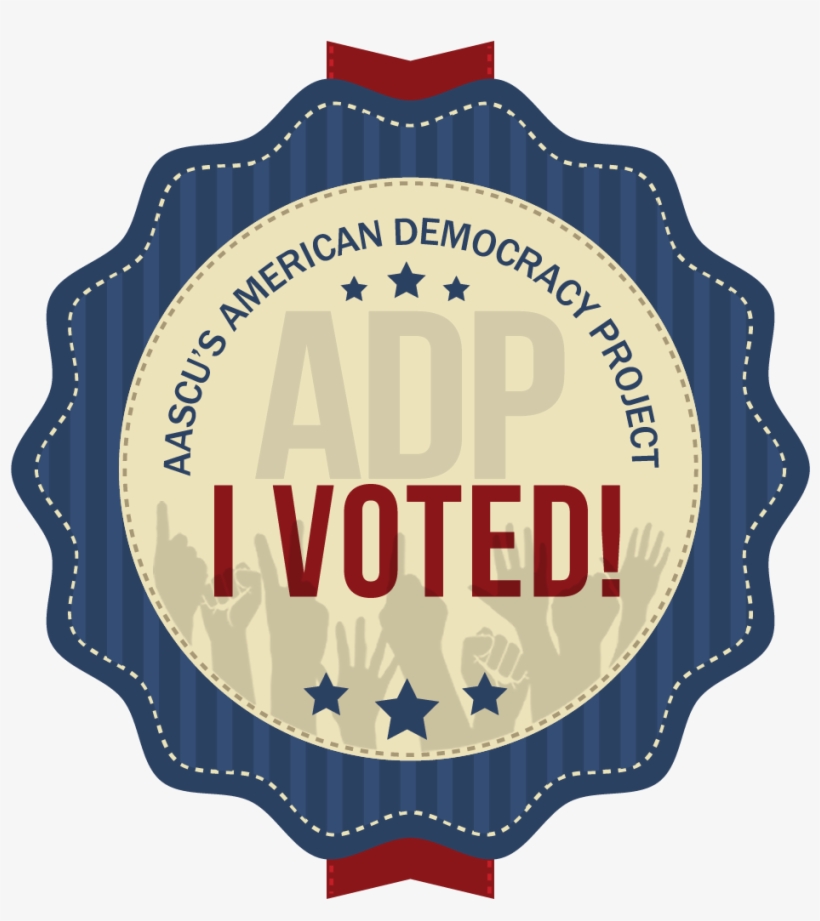 Adp Social Media Election Day "i Voted" Sticker - American Democracy Project, transparent png download