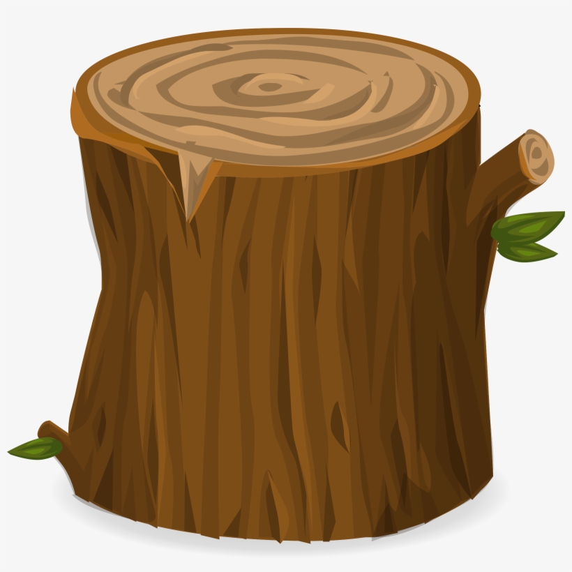 Tree Stump From Glitch Graphic Freeuse Library - Tree Stump Transparent Background, transparent png download