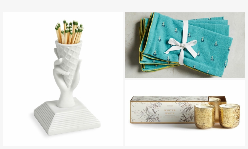 8 Perfect Gifts For Your Thanksgiving Dinner Hostess - Illume Mini Luxe Sanded Mercury Glass Candle Set -, transparent png download