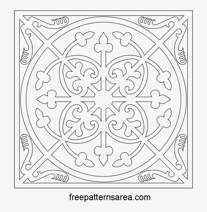 Ornamental Vector Art Images And Floral Decoration - Circle, transparent png download