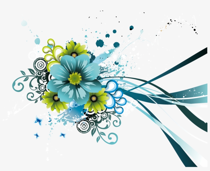 Png Image Information - Floral Vector Png Hd, transparent png download