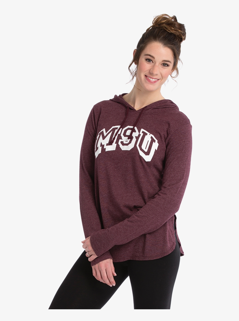 Slouchy Slub Hood - Girl, transparent png download