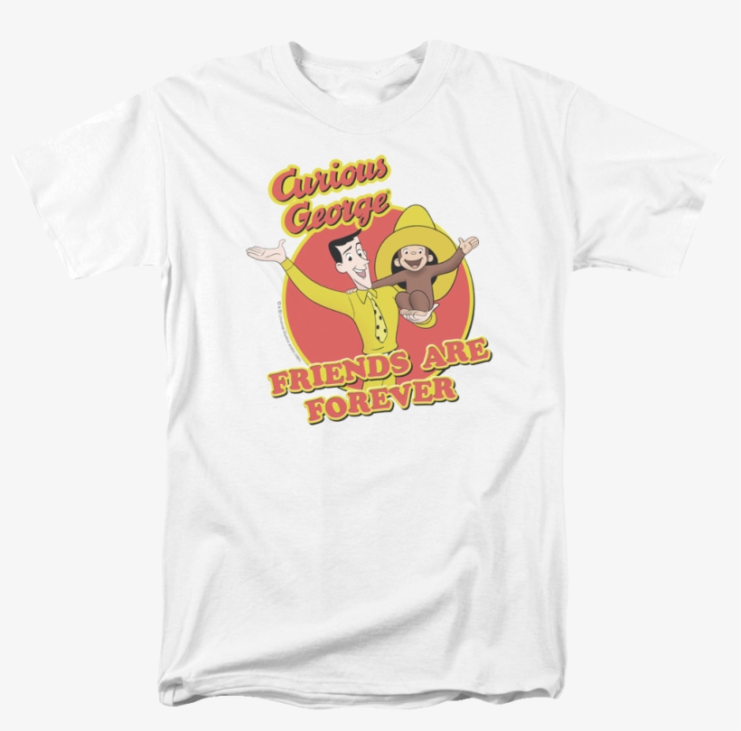 T-shirt: Curious George - Friends, Xl. T-shirt, transparent png download