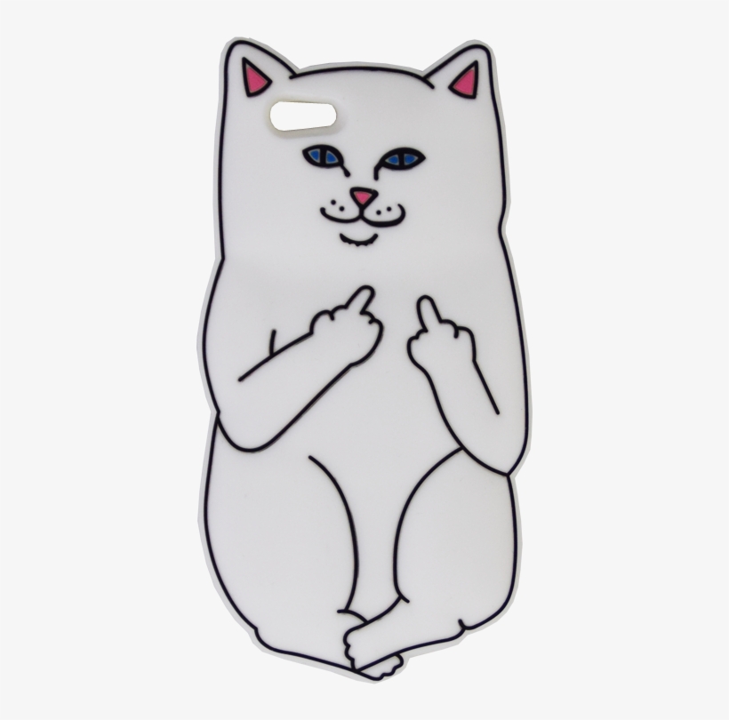 Rude Cat Phone Case - Cat Phone Case, transparent png download