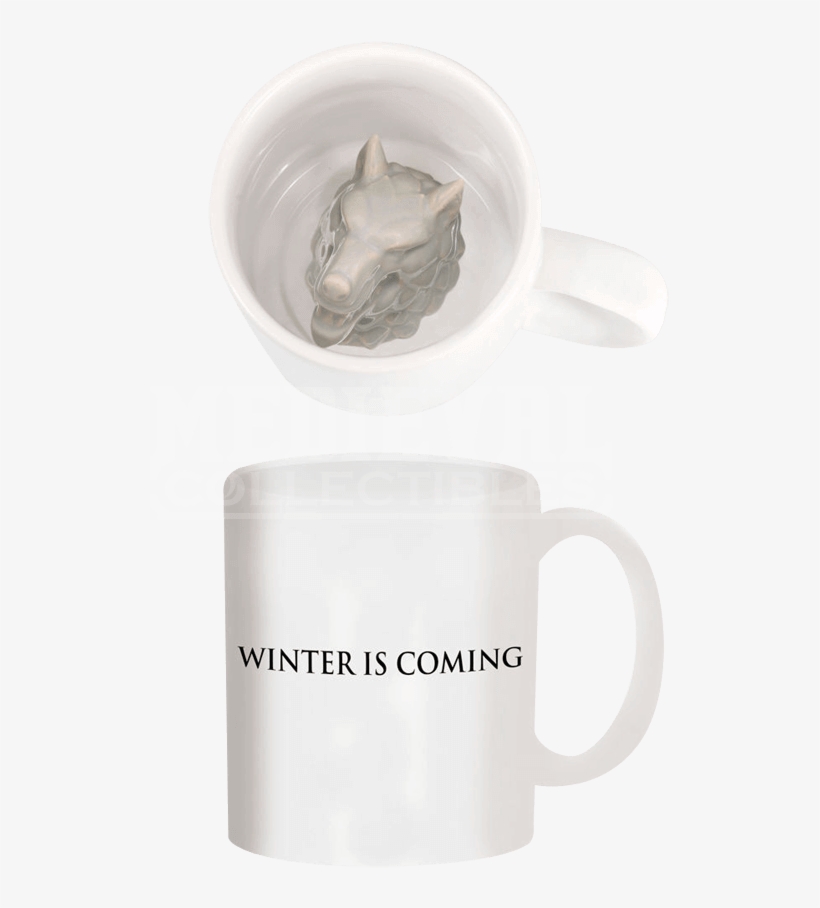Stark Direwolf Drinking Mug - Game Of Thrones Stark Direwolf Sculpted Mug, transparent png download