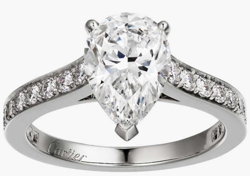 Solitario 1895platino, Diamantes - Diamond, transparent png download