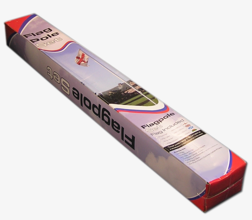 England Supporters Flagpole Kit - Flag, transparent png download