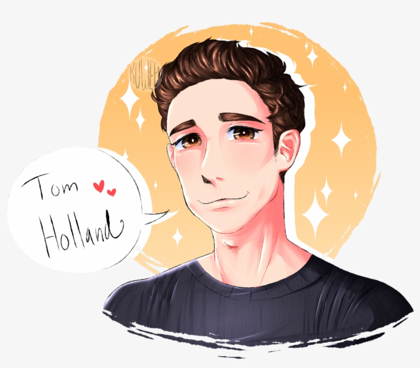 It Was Tom Holland's Birthday Yesterday So I Drew This - Illustration, transparent png download