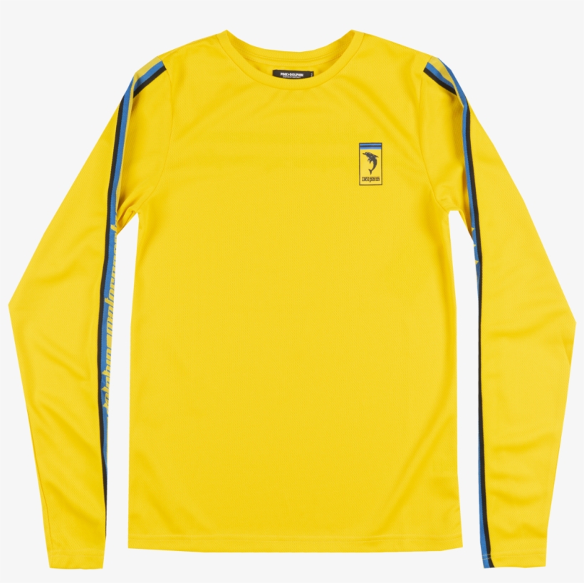 Pink Dolphin Sport Ltd Modena Long Sleeve Shirt Yellow - Shirt, transparent png download