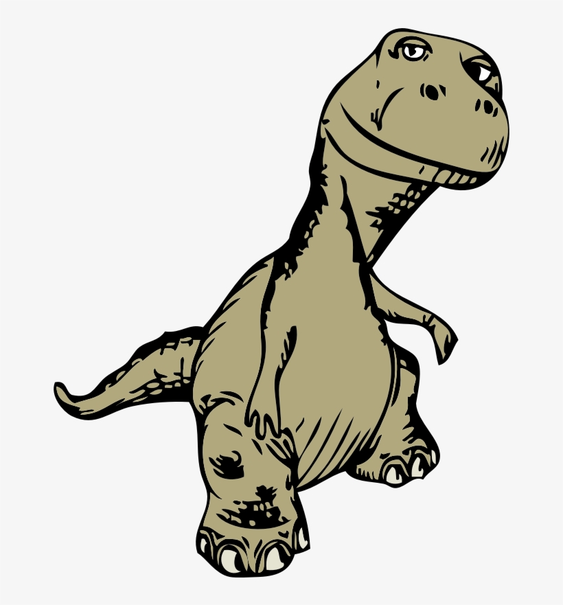 Clipart - Dinosaur - Nice Tyrannosaurus Rex, transparent png download