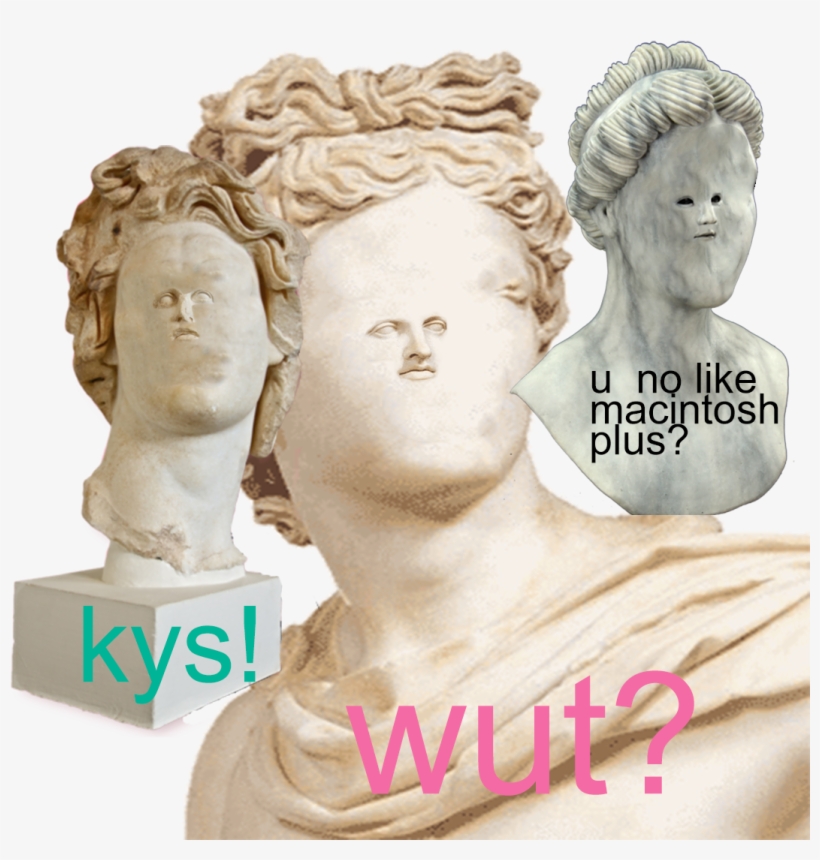 Macintosh Plus Statue Png Clip Transparent Download - Macintosh Plus Head Png, transparent png download