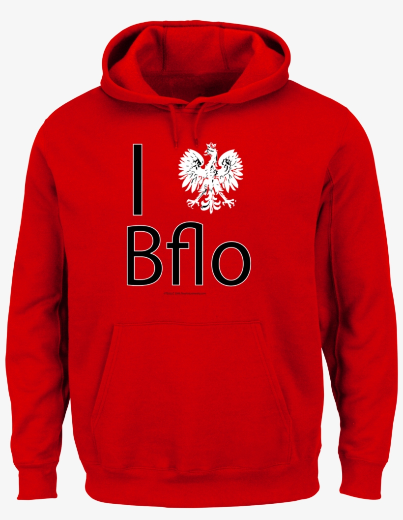 I Polish Eagle Buffalo Hooded Sweatshirt V=1489521328 - Atlanta Hawks Hoodie, transparent png download