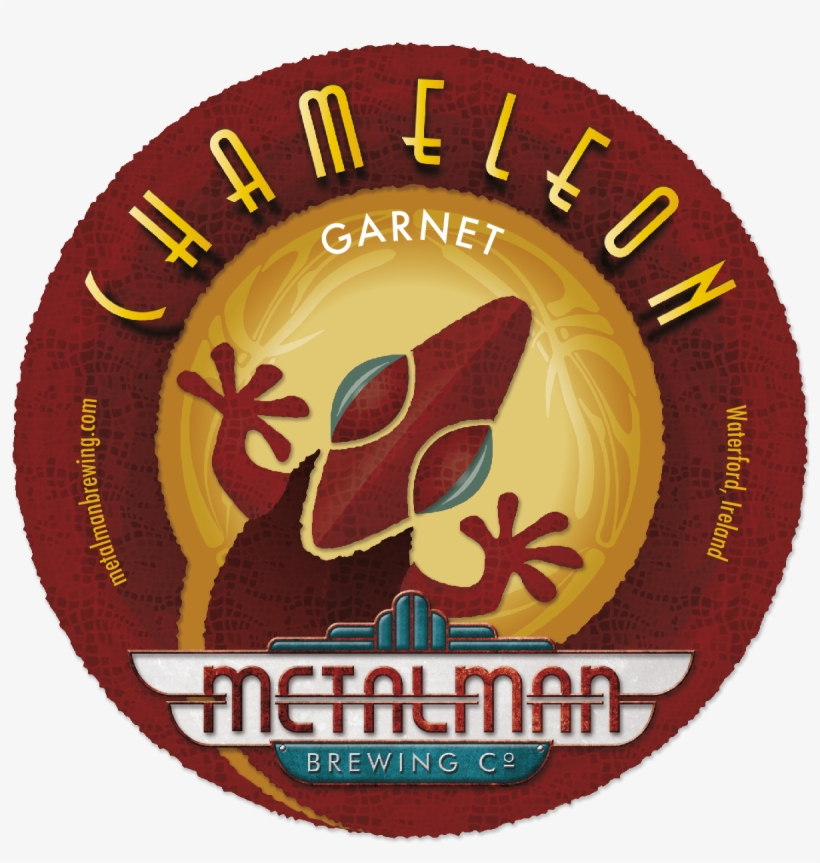 Chameleon Garnet Font Head - Irish Red Ale, transparent png download