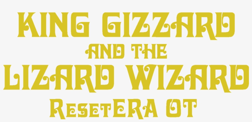 Welcome To The King Gizzard And The Lizard Wizard Ot - King Gizzard And The Lizard Wizard Logo, transparent png download