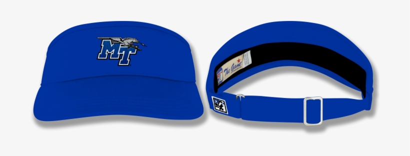 This Mt Golf Visor From The Game Has A Cushioned Sweatband - Middle Tennessee State University, transparent png download