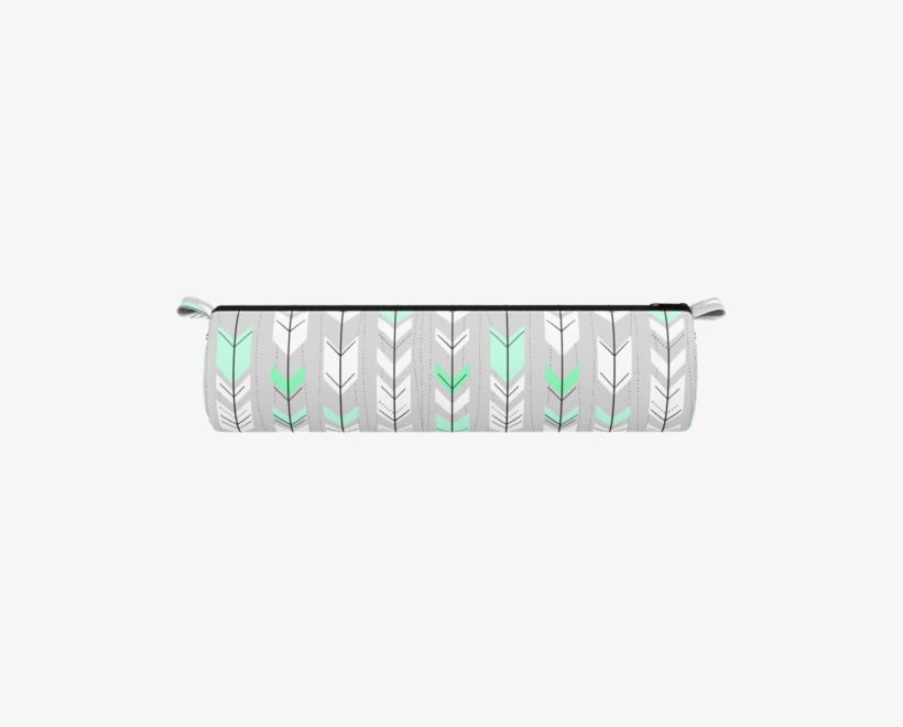 Mint Feathered Arrows Pencil Case - Fence, transparent png download