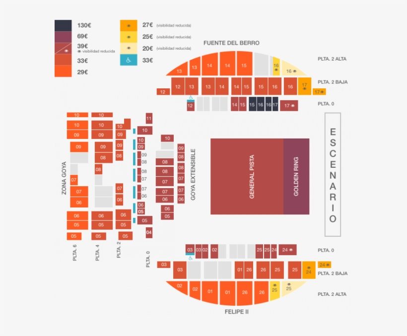 Entradas Para A Fuego Festival Con Bad Bunny - Movilidad Reducida Wizink Center, transparent png download