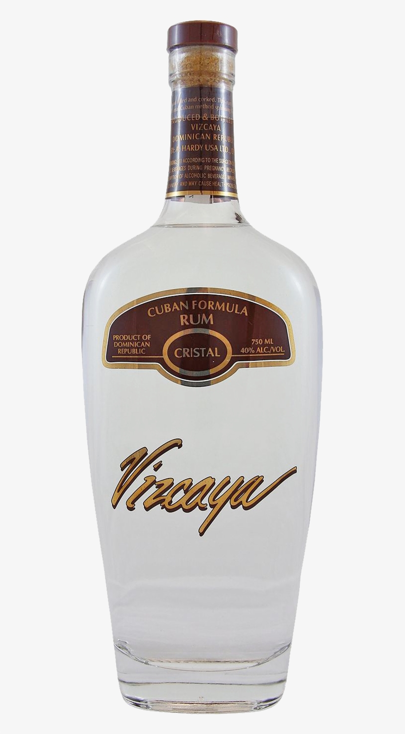 Bottle Shot - - Vizcaya Rum Cristal Light 75cl, transparent png download