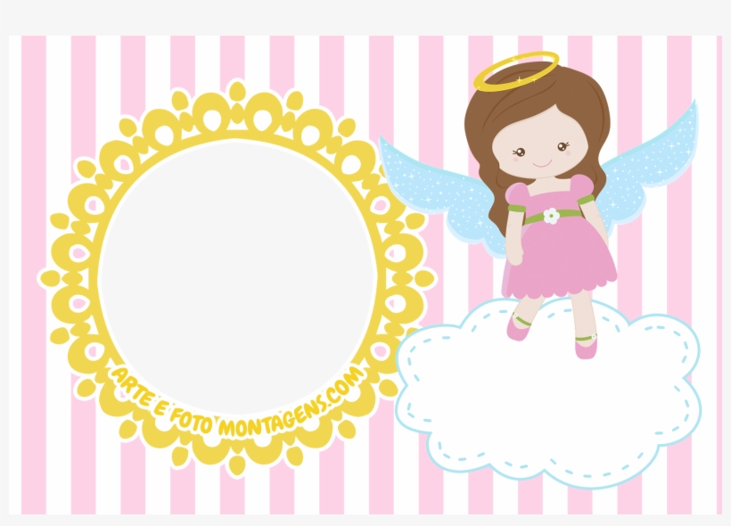 Montagem Para Fotos - Baby Girl Angel, transparent png download