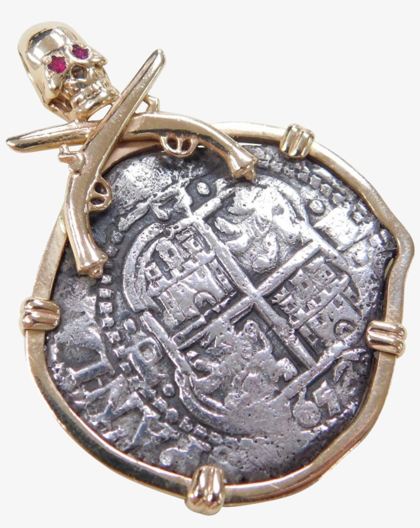 Rare 1653 Bolivia Potosi Mint 4 Reales Shipwreck Coin - Emblem, transparent png download