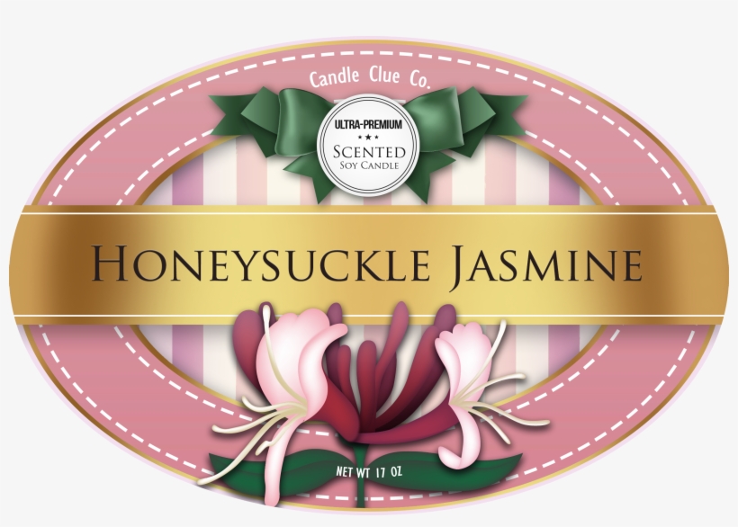 Honeysuckle Jasmine Soy Candle Sarasota Clue Hunt Unique - Honeysuckle, transparent png download