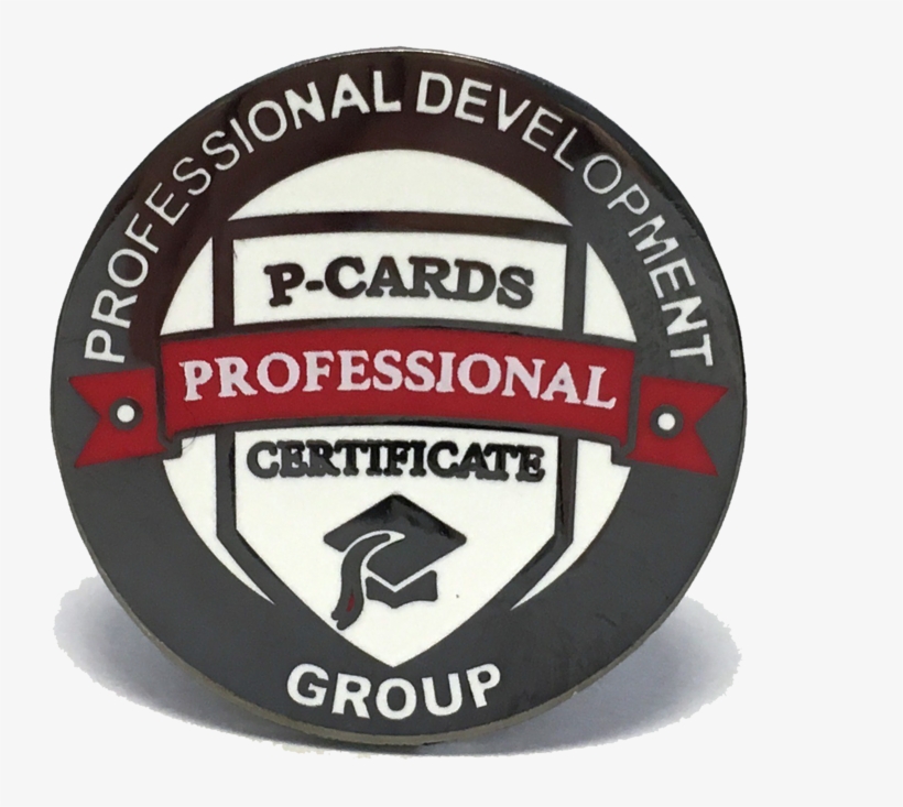 P-card Lapel Pin - Badge, transparent png download