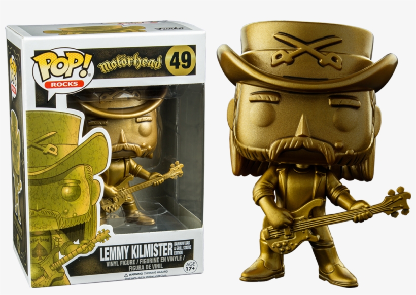 Lemmy Kilmister - Lemmy Gold Pop Vinyl, transparent png download