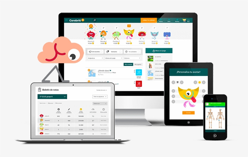 La Plataforma Más Sencilla Para Introducir La Gamificación - Pasos Para Ingresar En La Plataforma De Cerebriti Edu, transparent png download