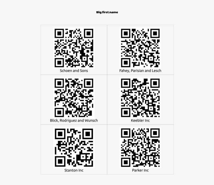 Nametag Name Badge Design Qr-code Label - Name In Qr Code, transparent png download