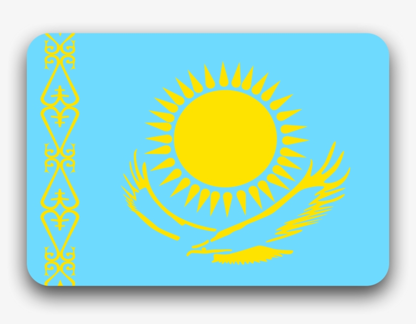 Descarga - Escudo De La Bandera De Kazajistán, transparent png download