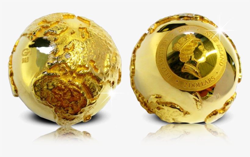 En Mønt Med En Ægte Diamant Placeret På Skandinaviens - Coin, transparent png download