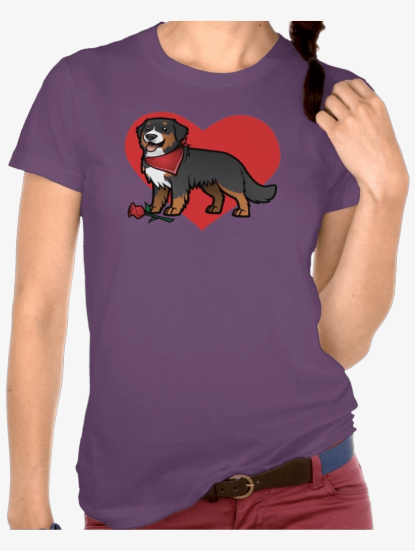 Cartoon Bernese Mountain Dog Tshirt - Queen Birthday T Shirt Design, transparent png download