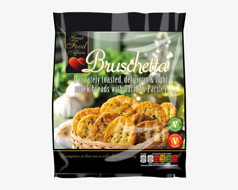 Bruschetta Garlic & Parsley 12 X 150g - Bruschetta Garlic And Parsley, transparent png download