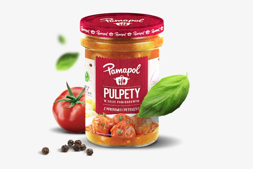 With Carrots And Parsley - Tomato Sauce, transparent png download