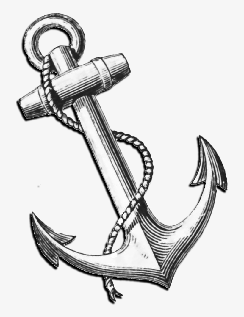 Home - Vintage Anchor Shower Curtain, transparent png download