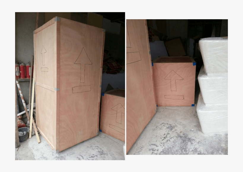 Life Sized Bobblehead Shipping Crates - Crate, transparent png download