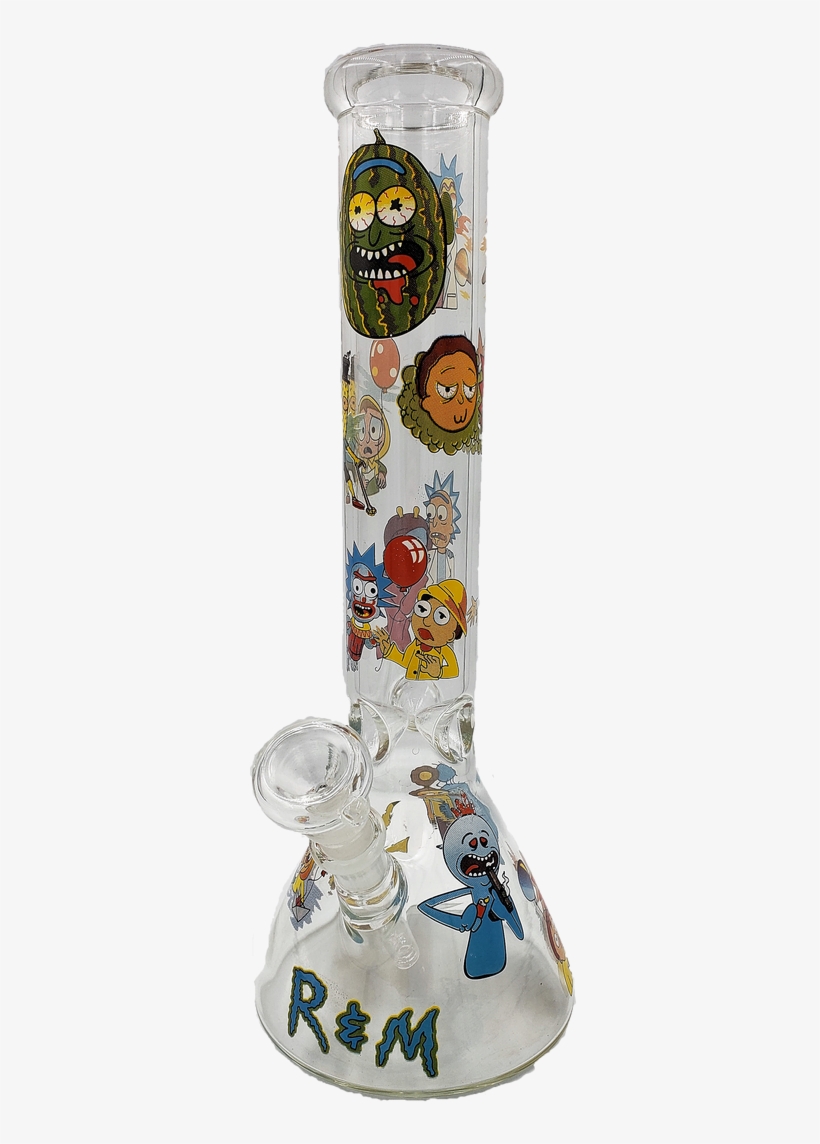 15" Beaker Style Cartoon Bong/water Pipe - Tower, transparent png download