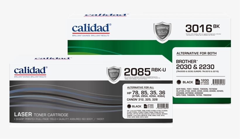 Laser Toner Cartridges - Calidad Brother Tn-2330 Ink Cartridge - Black, transparent png download
