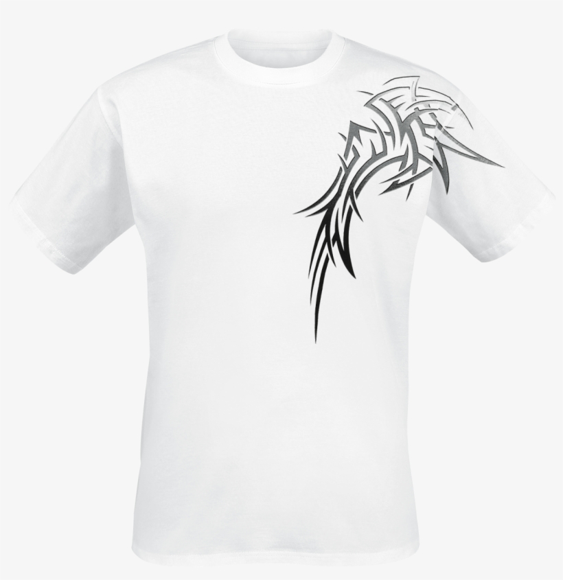 Null Demon Wings White T-shirt 201338 Ymesaiu - Shirt, transparent png download