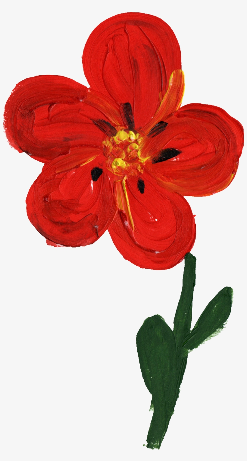 Free Download - Pintura Con Acuarela Flor, transparent png download