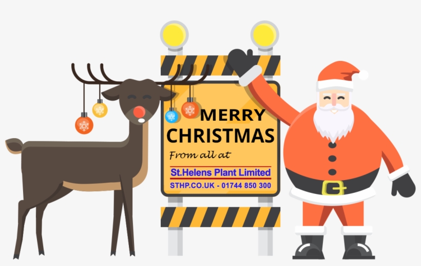 Shp Merry Xmas - Under Construction Christmas Clipart, transparent png download
